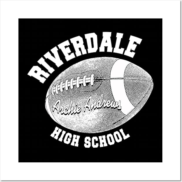 Riverdale High School Archie Andrews Wall Art by Ratherkool